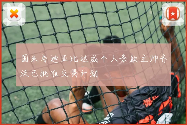 国米与迪亚比达成个人条款主帅齐沃已批准交易计划